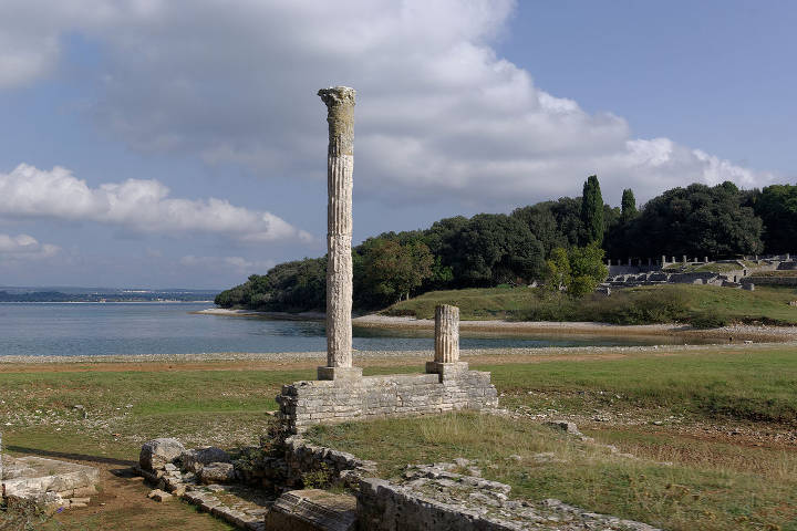 Sehenswürdigkeiten Istrien - Kroatien, Brijuni, Villa Maritima in der Val Catena-Bucht / Uvala Verige